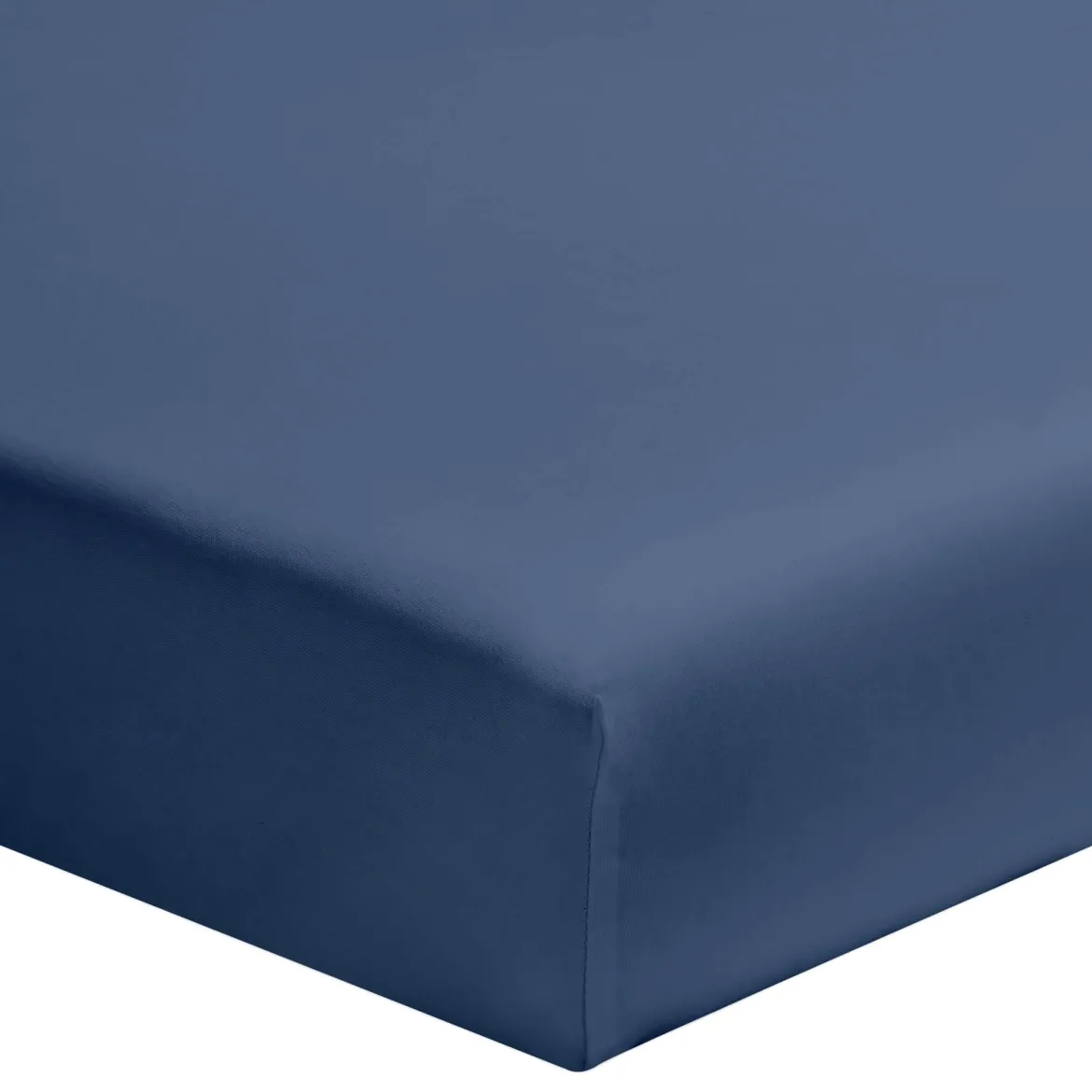 Drap housse jersey bleu océan bonnet 30 cm