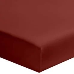 Drap housse jersey terre de sienne bonnet 30 cm