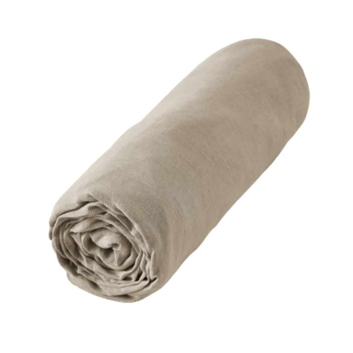 Drap housse lin lavé