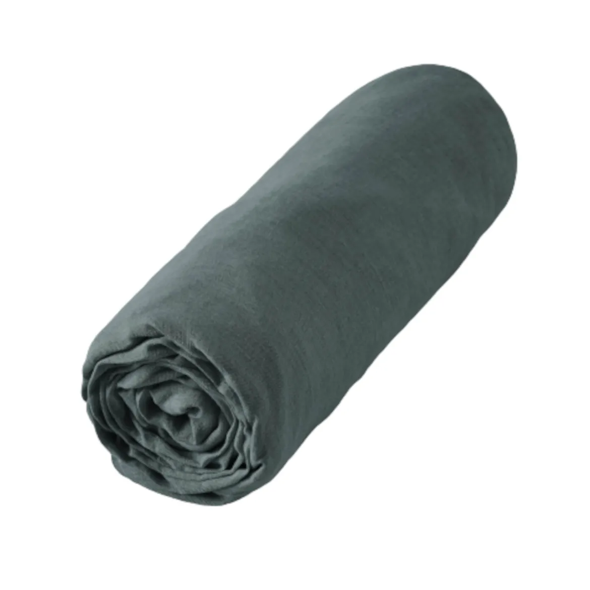 Drap housse lin lavé