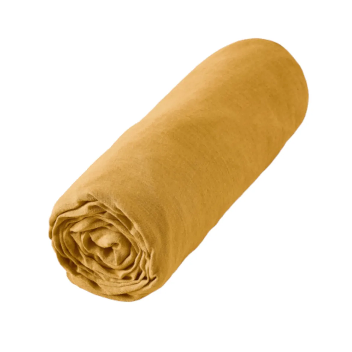 Drap housse lin lavé
