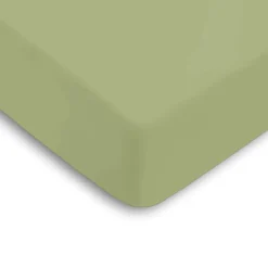 Drap housse percale de coton bonnet 30 cm Terre de Nuit