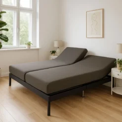 Drap housse pour lit articulé 100% coton bonnet 30 cm