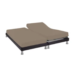 Drap housse pour lit articulé 100% coton biologique bonnet 30 cm