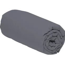 Drap housse Satin Gris Perle