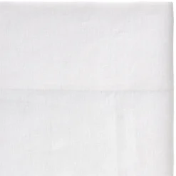 Drap plat blanc 100% lin