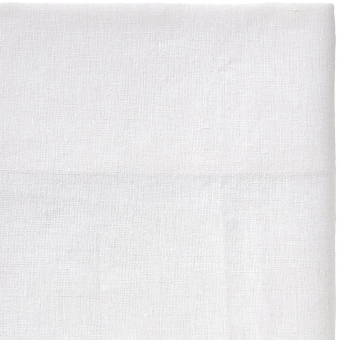 Drap plat blanc 100% lin