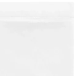 Drap plat blanc 100% satin de coton