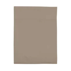 Drap plat 100% coton biscuit