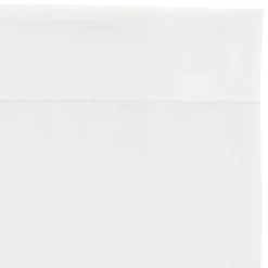 Drap plat 100% coton blanc