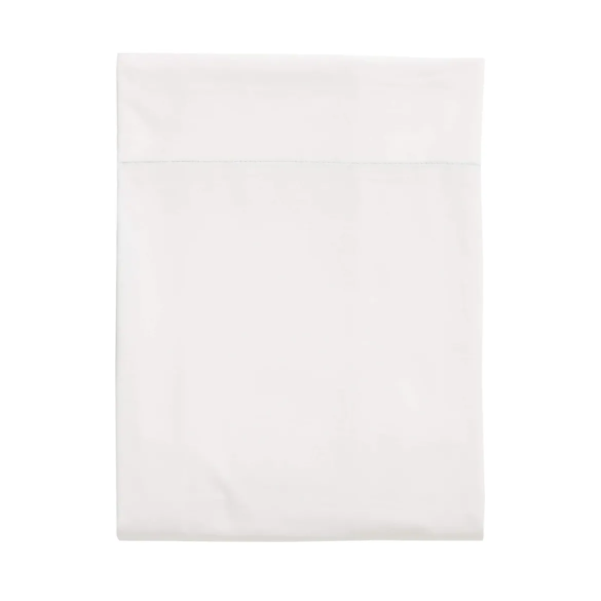 Drap plat 100% coton blanc