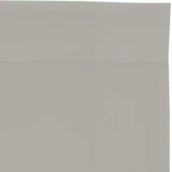 Drap plat 100% coton gris mastic