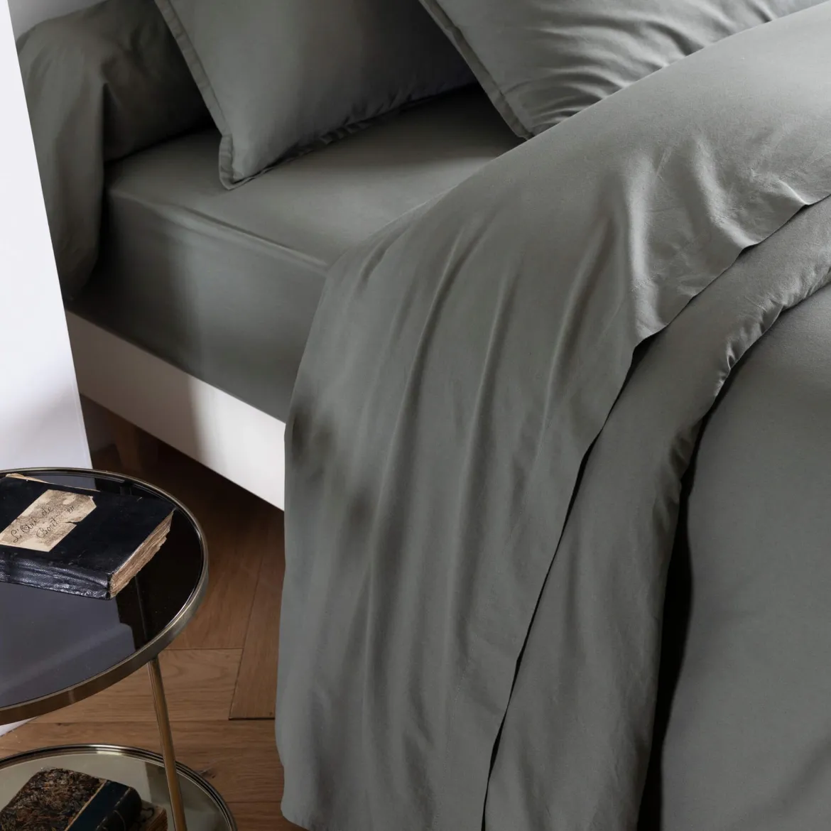 Drap plat coton lavé - SOMEO