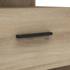 Dressing ouvert avec étagères et tiroirs bois clair - DR119