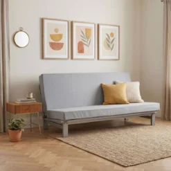 Ensemble banquette clic-clac avec matelas 130x190 cm Terre de Nuit Le Fameux