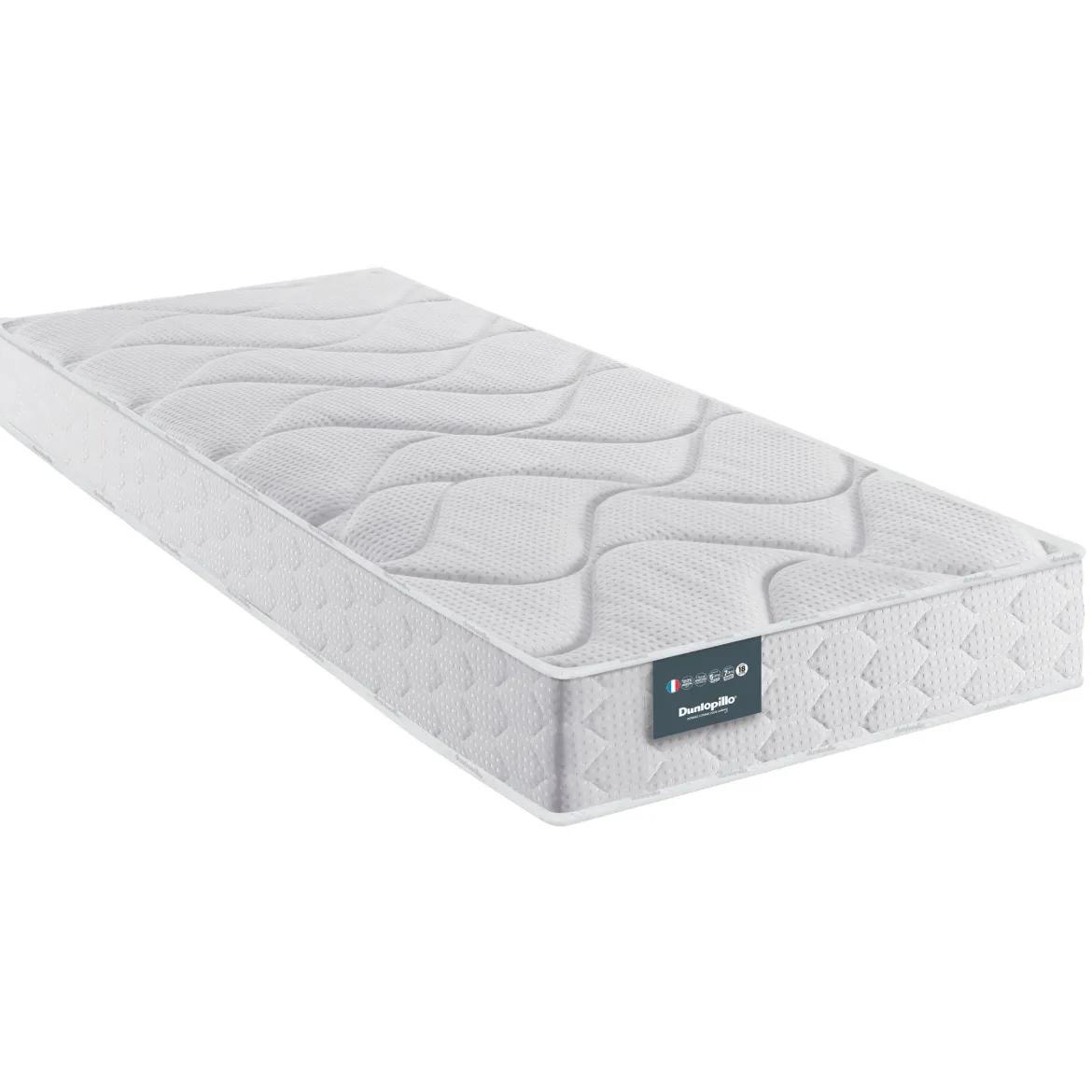 Ensemble Dunlopillo Aérial® 18 cm TULIPE, matelas, sommier, pieds