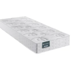 Ensemble Dunlopillo 100% latex 7 zones 20cm DAHLIA, matelas, sommier, pieds