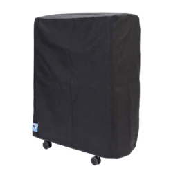 Ensemble lit d’appoint pliant sur roulettes avec matelas mousse 90x190 cm- Terre de Nuit