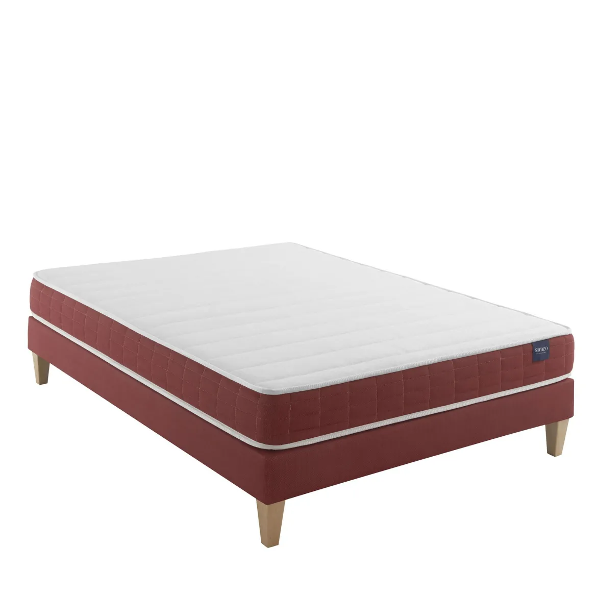 Ensemble matelas couchage latex, sommier et pieds Crépuscule 400 - SOMEO