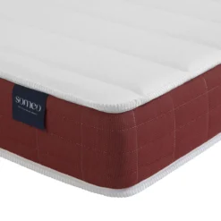 Ensemble matelas couchage latex, sommier et pieds Crépuscule 400 - SOMEO