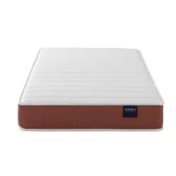 Ensemble matelas couchage latex, sommier, pieds, couette et oreiller Crépuscule 400 - SOMEO