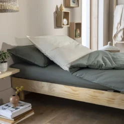 Ensemble matelas ferme mousse Tranquillité 2.0 + Sommier kit enfant en bois massif