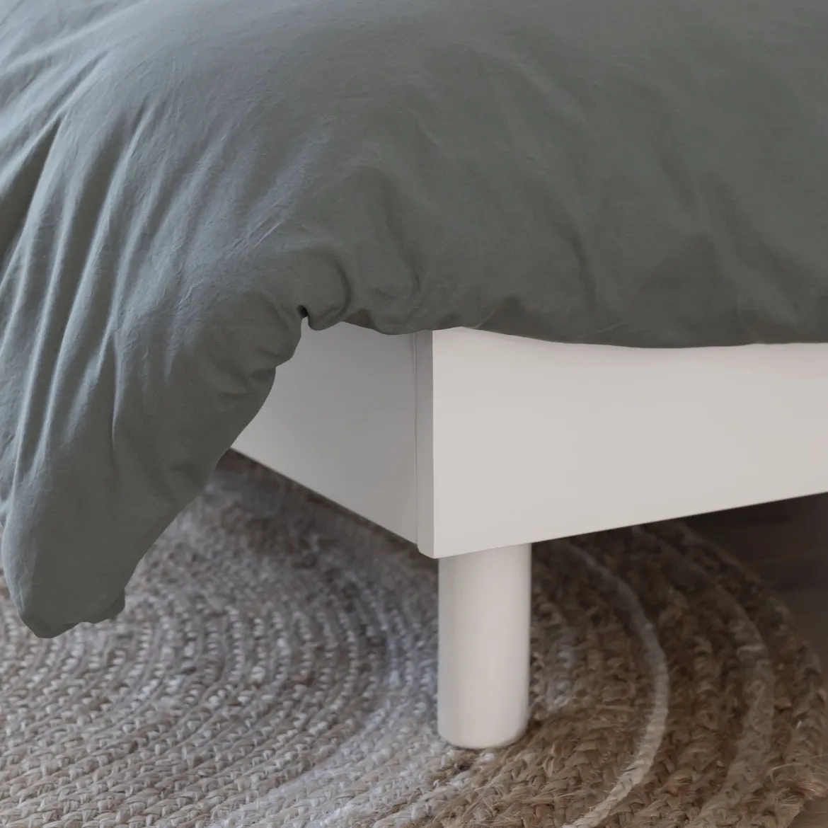 Ensemble matelas ferme mousse Tranquillité 2.0 + Sommier kit enfant en bois massif