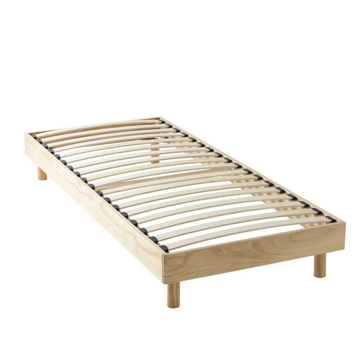 Ensemble matelas ferme mousse Tranquillité 2.0 + Sommier kit enfant en bois massif