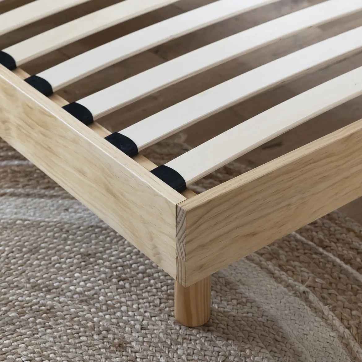 Ensemble matelas ferme mousse Tranquillité 2.0 + Sommier kit enfant en bois massif