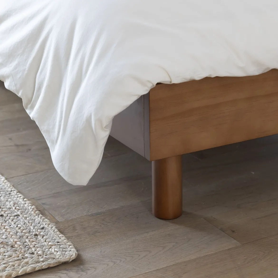 Ensemble matelas ferme mousse Tranquillité 2.0 + Sommier kit enfant en bois massif