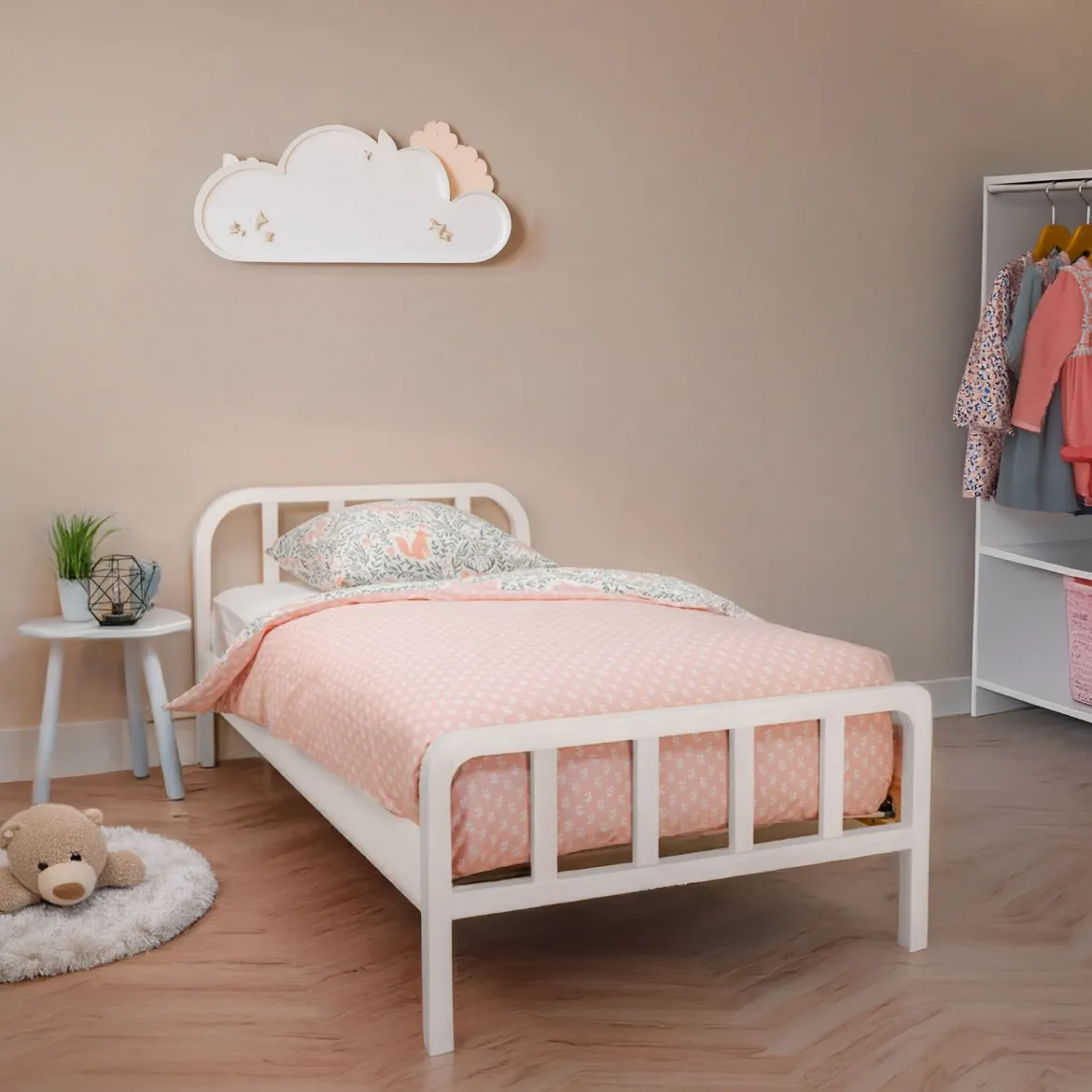 Ensemble matelas ferme mousse Tranquillité 2.0 + Lit enfant en pin massif - LT17019