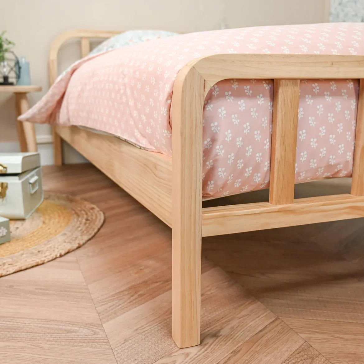 Ensemble matelas ferme mousse Tranquillité 2.0 + Lit enfant en pin massif - LT17019