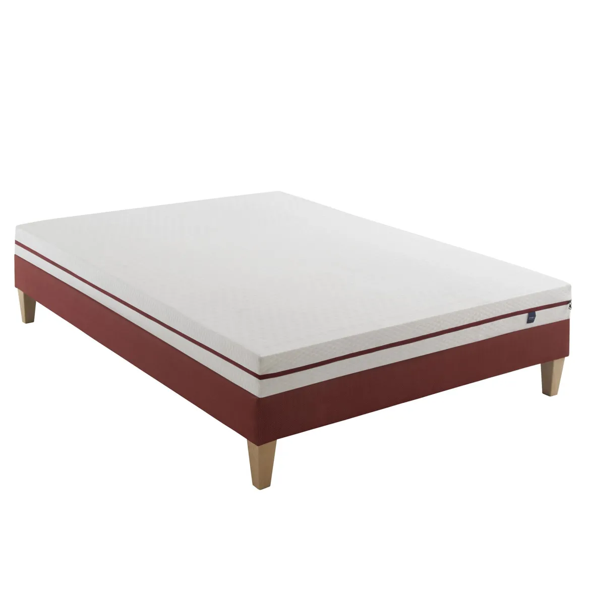 Ensemble matelas junior 100% latex, sommier et pieds Crépuscule 200 - SOMEO