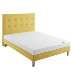 Ensemble matelas junior mousse, sommier, pieds et tête de lit Aurore 100 - SOMEO
