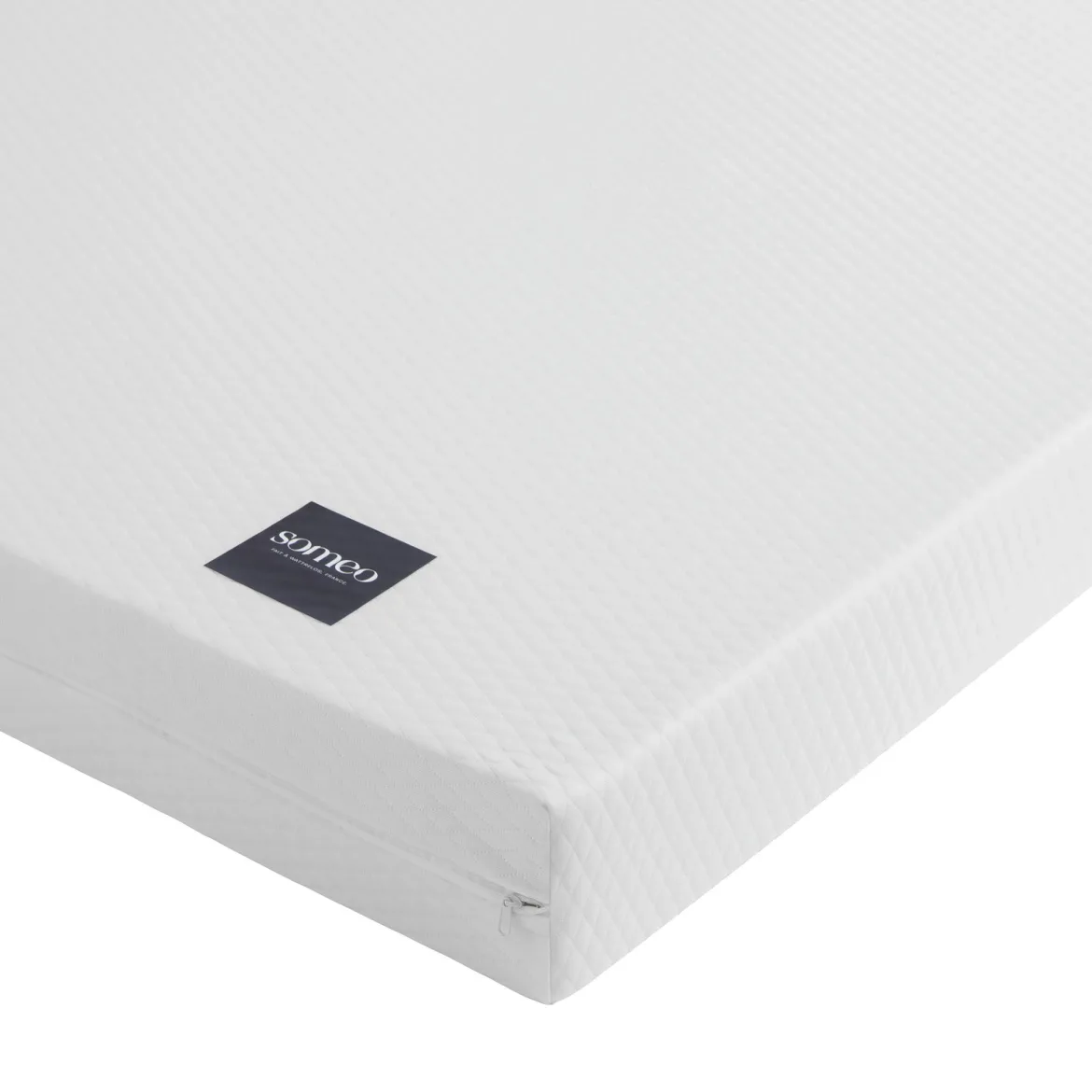 Ensemble matelas junior mousse, sommier, pieds et tête de lit Aurore 100 - SOMEO