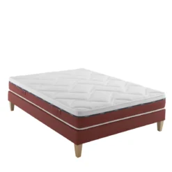 Ensemble matelas 100% latex, sommier et pieds Crépuscule 600 - SOMEO