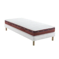 Ensemble matelas 100% latex, sommier Lune et pieds Crépuscule 500 - SOMEO