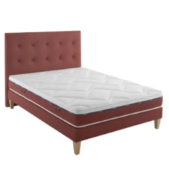 Ensemble matelas 100% latex, sommier, pieds et tête de lit Crépuscule 600 - SOMEO