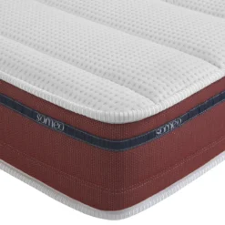 Ensemble matelas 100% latex, sommier, pieds et tête de lit Crépuscule 500 - SOMEO