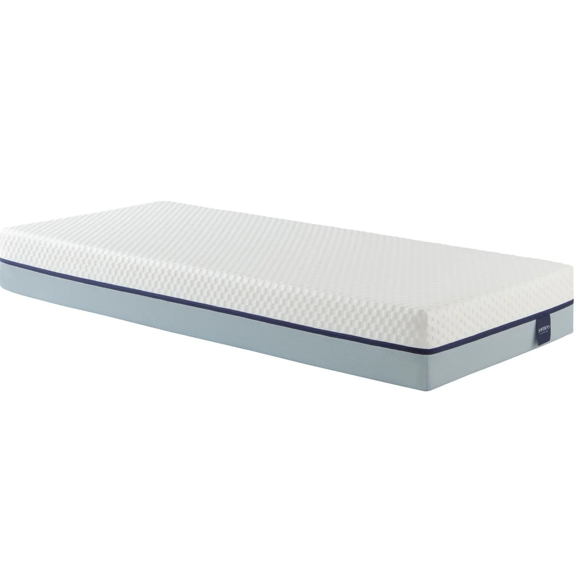 Ensemble matelas mémoire de forme, sommier, pieds, couette et oreiller Songe 600 - SOMEO