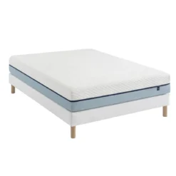 Ensemble matelas mémoire de forme, sommier Constellation et pieds Songe 600 - SOMEO