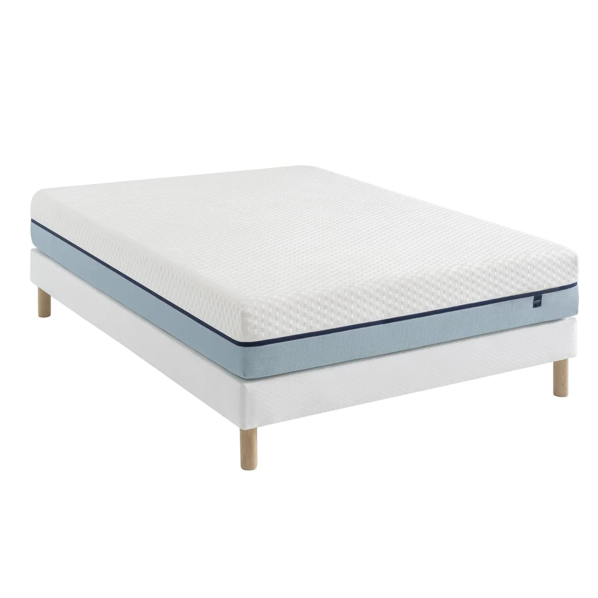 Ensemble matelas mémoire de forme, sommier Constellation et pieds Songe 600 - SOMEO