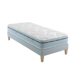 Ensemble matelas mémoire de forme, sommier et pieds Songe 500 - SOMEO