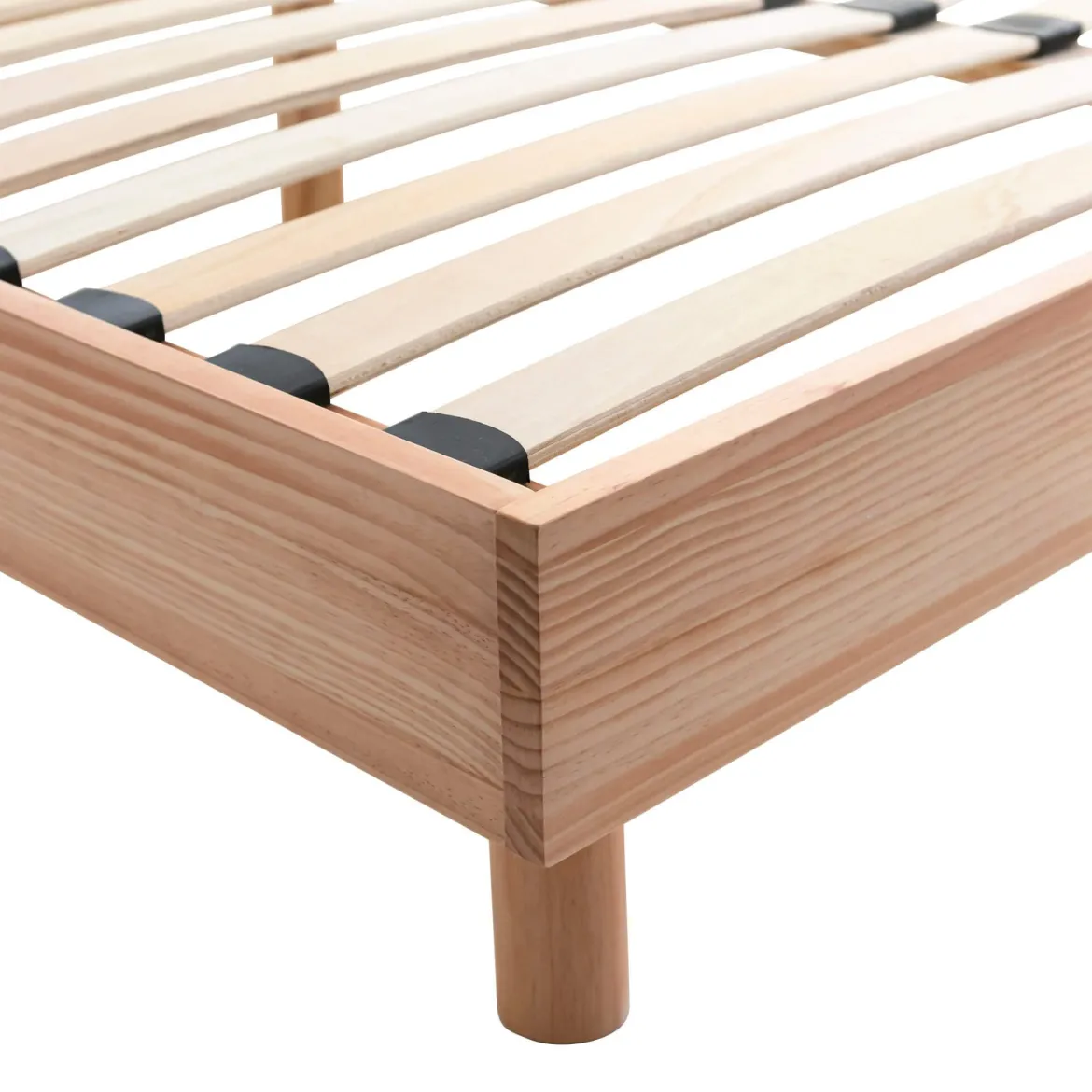 Ensemble matelas mousse + sommier bois massif