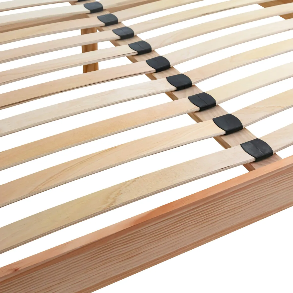 Ensemble matelas mousse + sommier bois massif