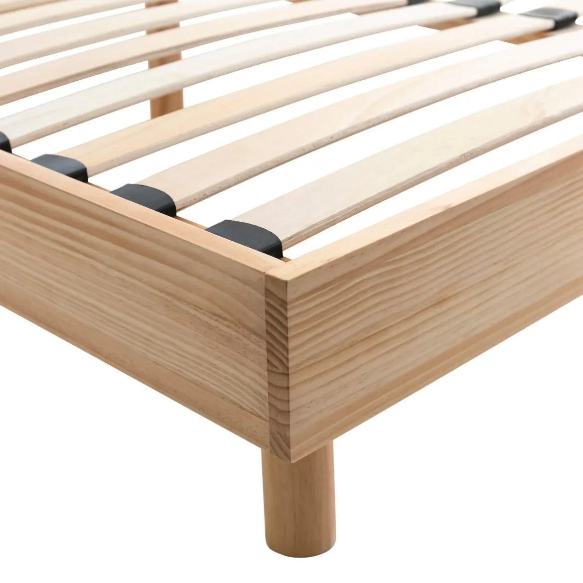 Ensemble matelas mousse + sommier bois massif
