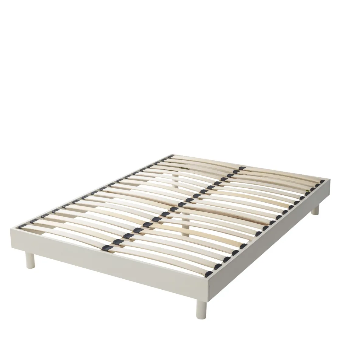 Ensemble matelas mousse + sommier bois massif