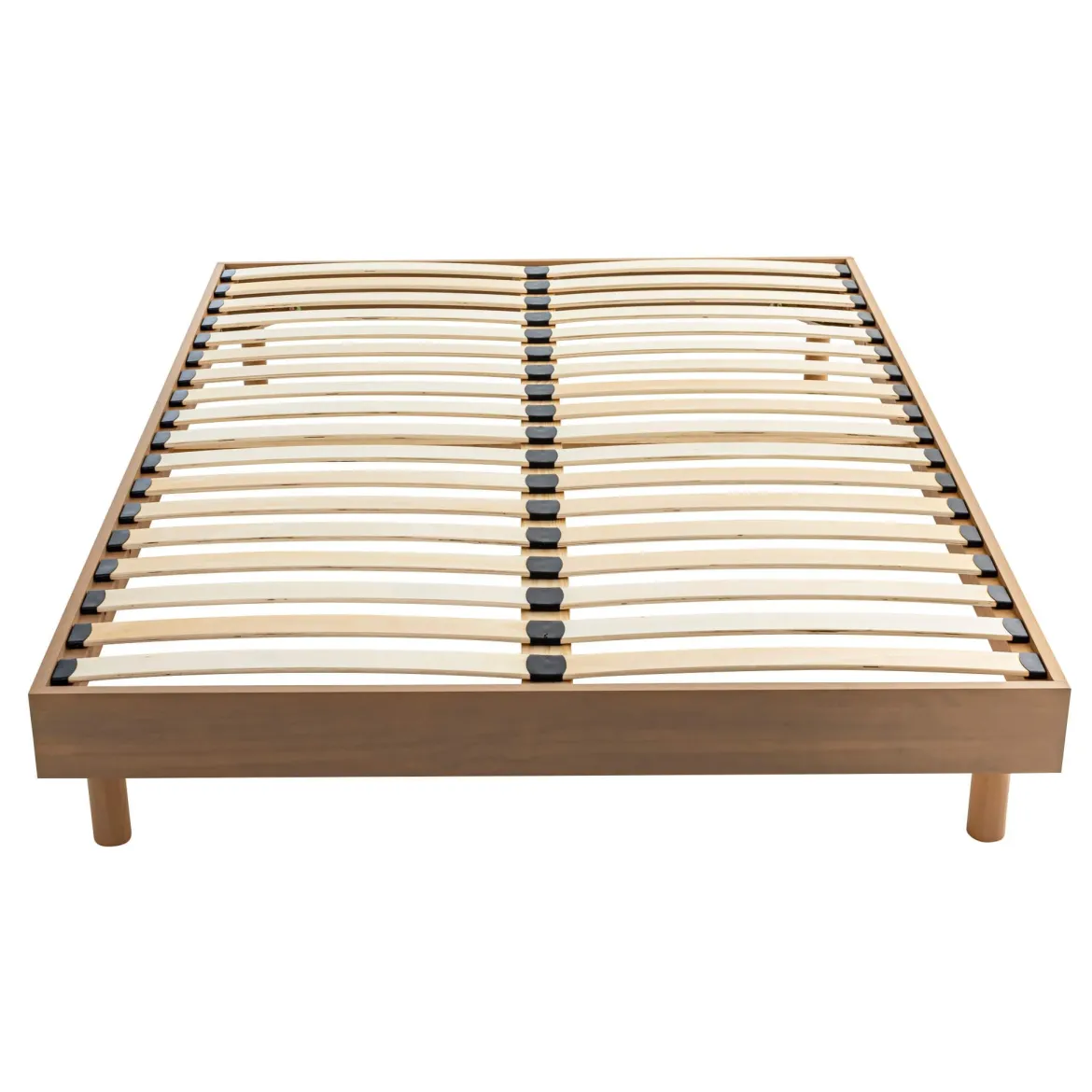 Ensemble matelas mousse + sommier bois massif