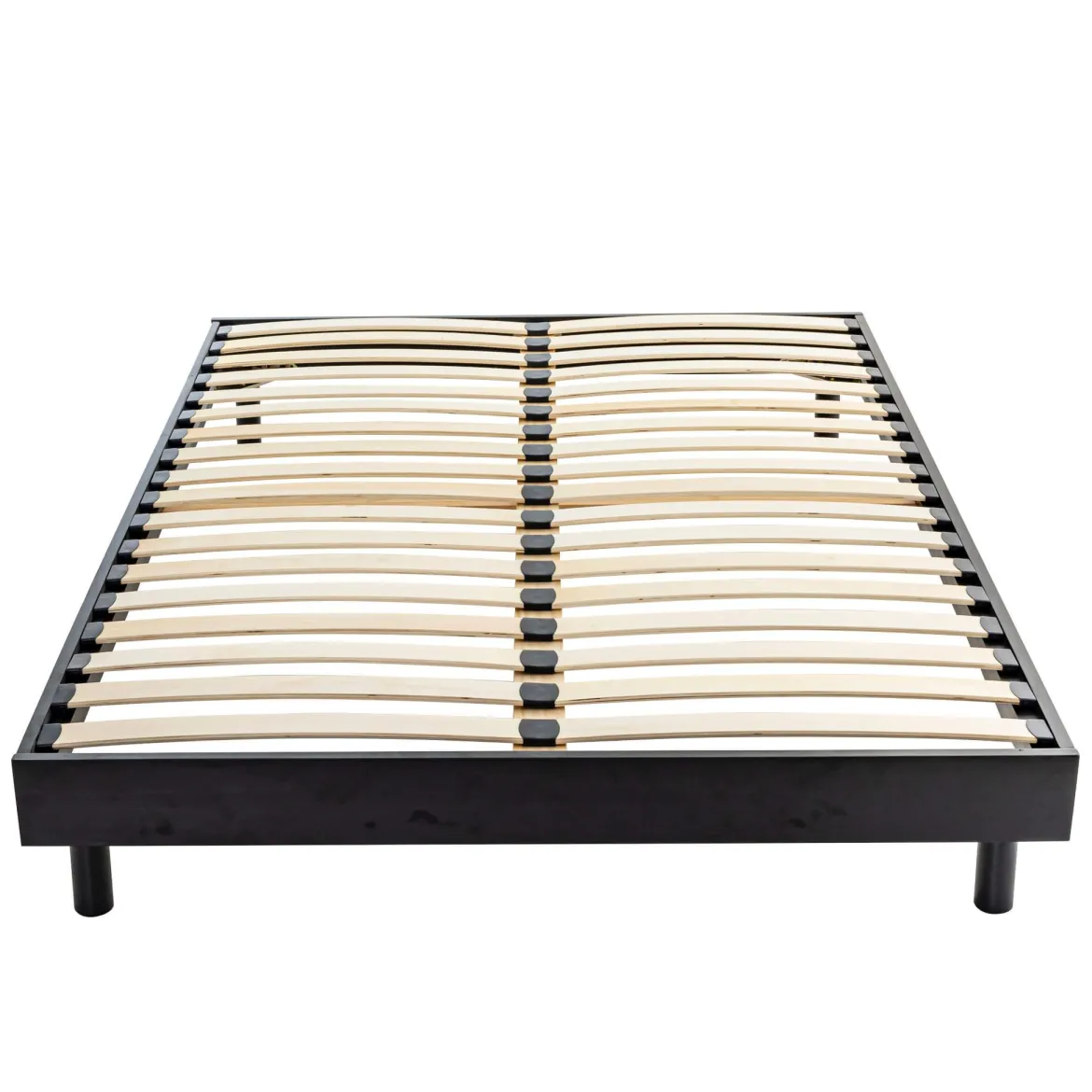 Ensemble matelas mousse + sommier bois massif