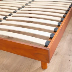 Ensemble matelas mousse + sommier bois massif